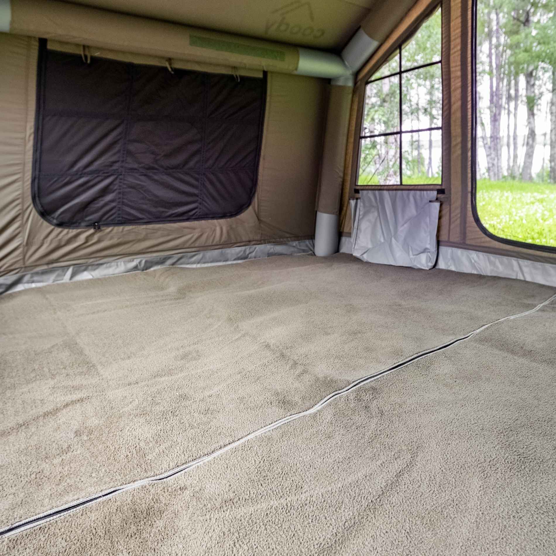 Coody Carpet – Tailored for Coody Familia AirTent 8.0 (Forest Green) | Backcountry Sportsman