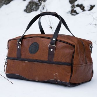 Bison Leather Weekender Duffel | Backcountry Sportsman