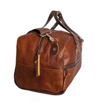 Bison Leather Weekender Duffel | Backcountry Sportsman