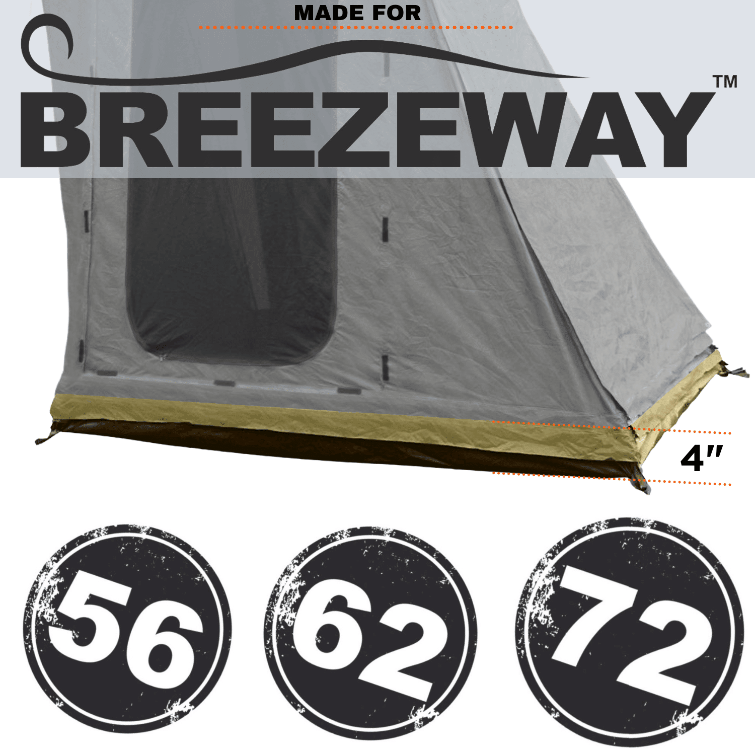 CO-Annex Extension 4 Inch Breezeway 72 Olive | Backcountry Sportsman